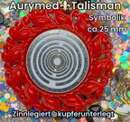 Amulett – Resin Harz Art – Lakhovsky MWO – 25 mm / zinnlegiert / weiß – Produktansicht 1