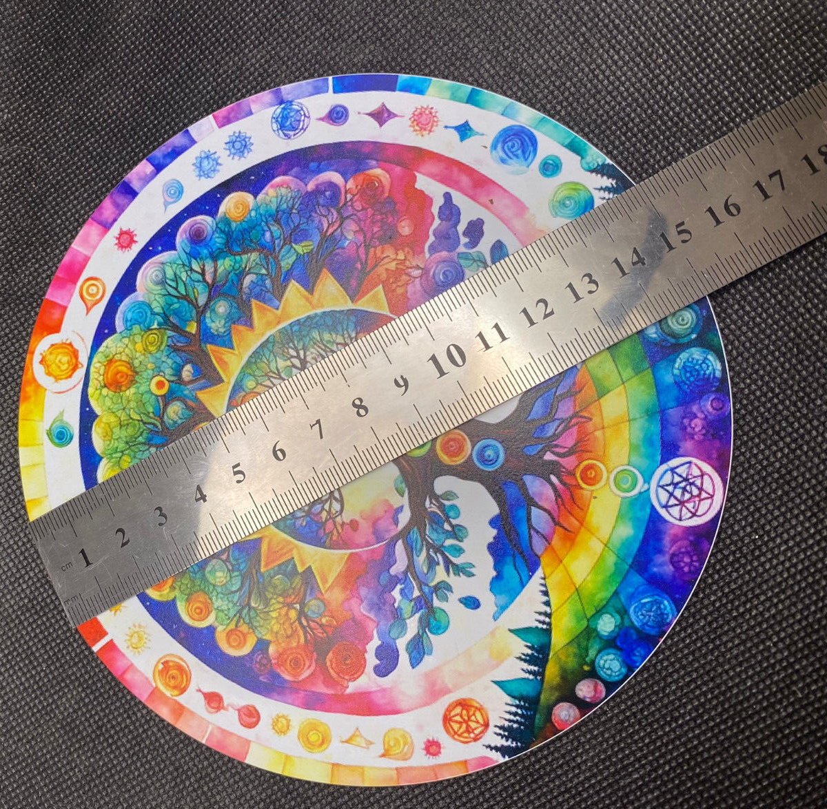 147 mm Disc – Blume des Lebens & Baum der Chakren – goldlegiert – Galerie