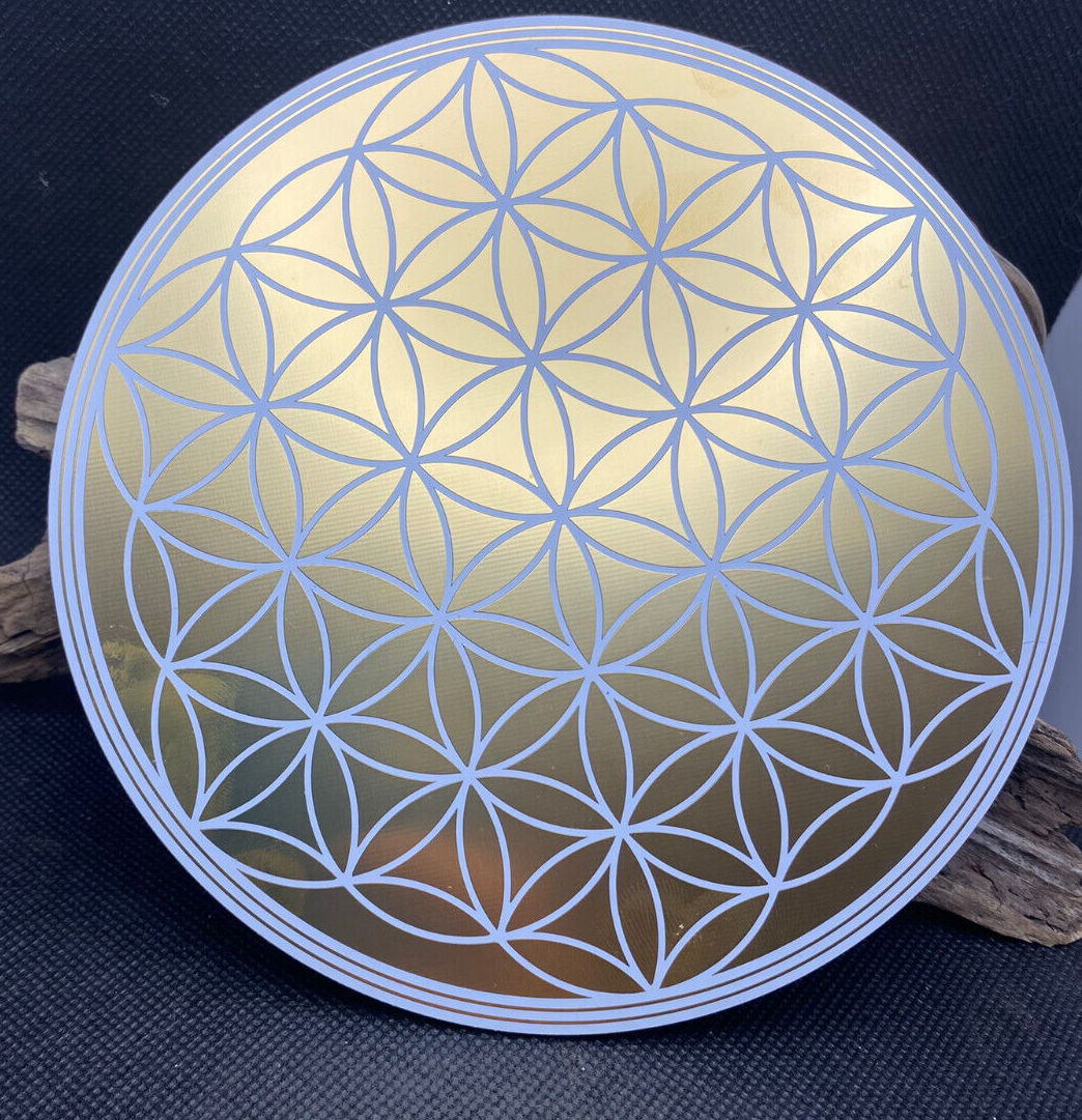 147 mm Disc – Blume des Lebens & Baum der Chakren – goldlegiert – Galerie