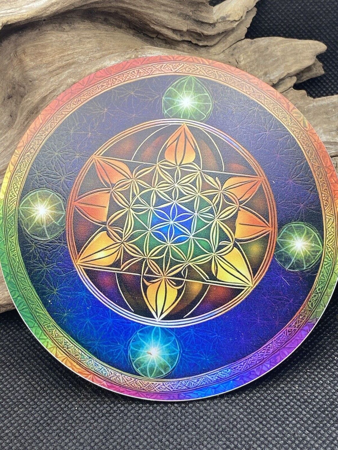105 mm Disc – Blume des Lebens, Torus & Lotus – goldlegiert – Galerie