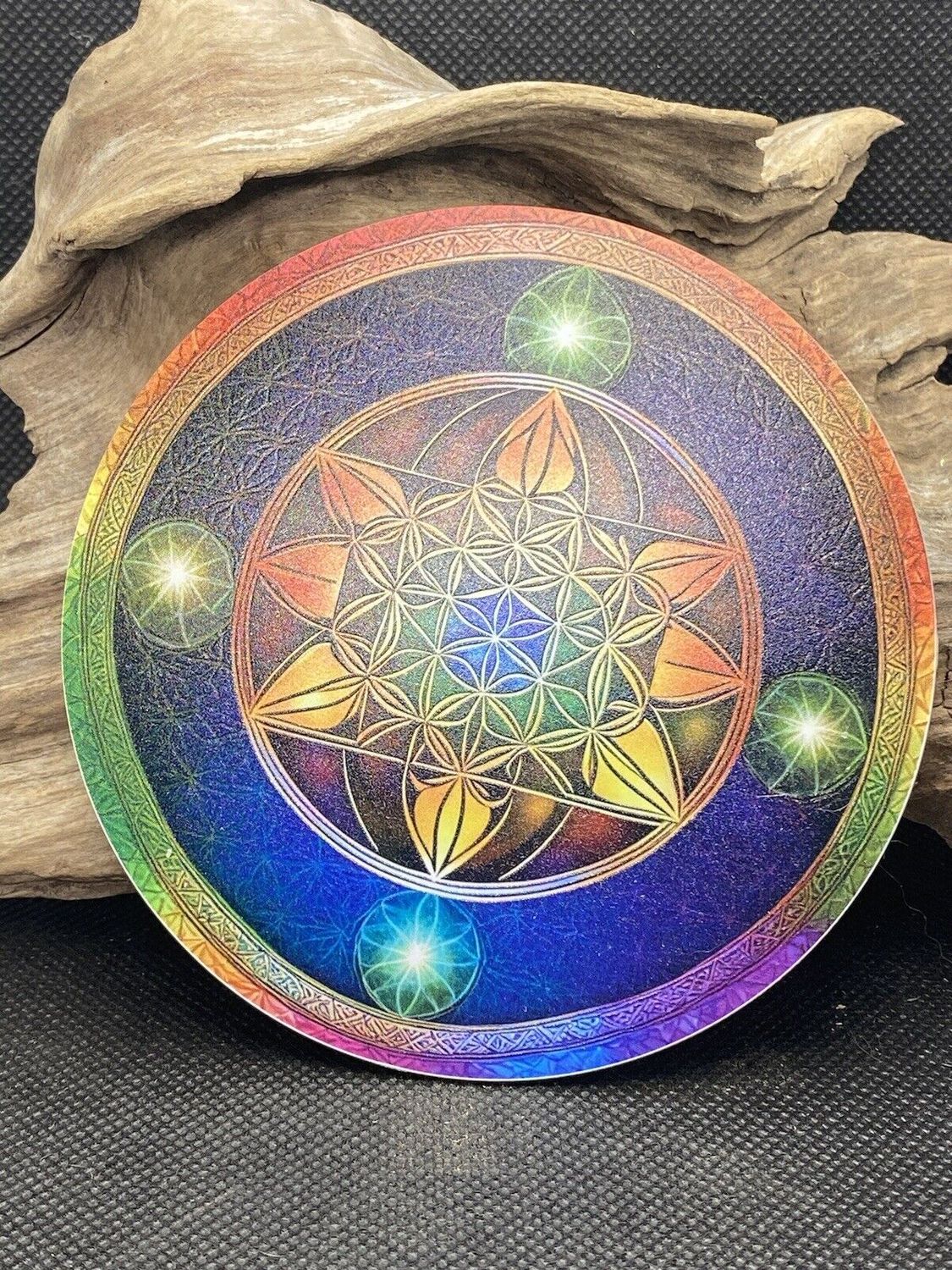 105 mm Disc – Blume des Lebens, Torus & Lotus – goldlegiert – Galerie