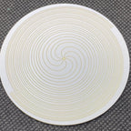 67 mm Disc – Bifilar / Fermat + Blume des Lebens + Lotus – goldlegiert – Produktansicht 1