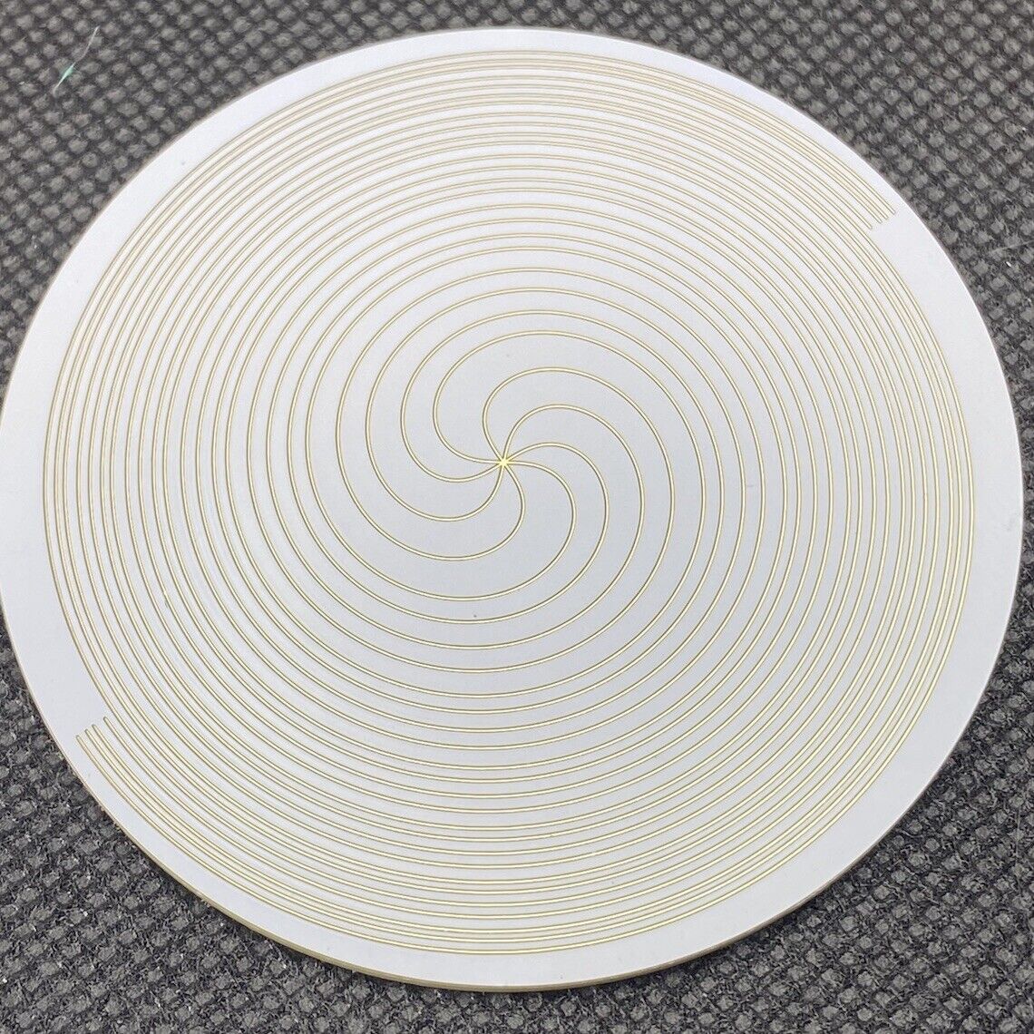67 mm Disc – Bifilar / Fermat + Blume des Lebens + Lotus – goldlegiert – Produktansicht 1