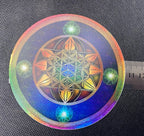 105 mm Disc – Blume des Lebens, Torus & Lotus – goldlegiert – Galerie