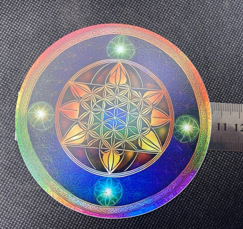 105 mm Disc – Blume des Lebens, Torus & Lotus – goldlegiert – Galerie
