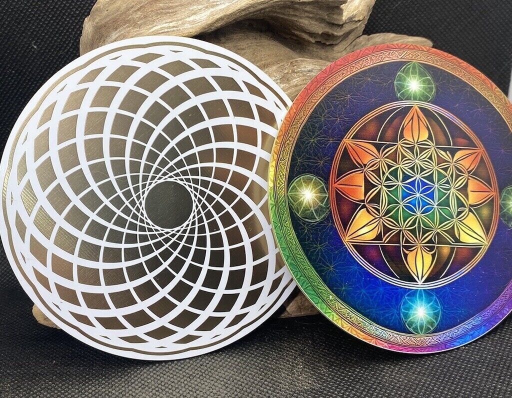 105 mm Disc – Blume des Lebens, Torus & Lotus – goldlegiert – Galerie