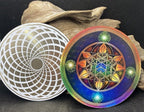105 mm Disc – Blume des Lebens, Torus & Lotus – goldlegiert – Galerie