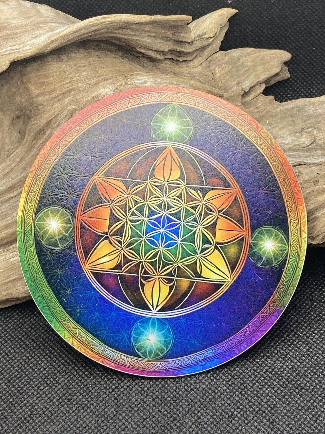 105 mm Disc – Blume des Lebens, Torus & Lotus – goldlegiert – Galerie