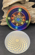 105 mm Disc – Blume des Lebens, Torus & Lotus – goldlegiert – Galerie