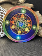 105 mm Disc – Blume des Lebens, Torus & Lotus – goldlegiert – Galerie