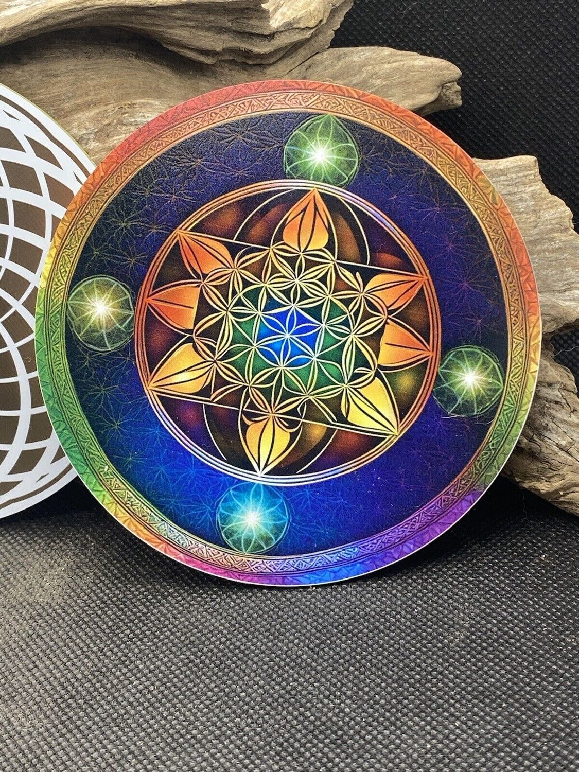 105 mm Disc – Blume des Lebens, Torus & Lotus – goldlegiert – Galerie