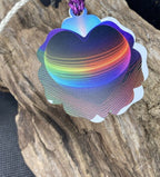 Amulett – Disc – mein Herz zeigt Liebe in – Metatron – 53 mm / goldlegiert – Produktansicht 1