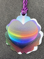 Amulett – Disc – mein Herz zeigt Liebe in – Metatron – 53 mm / goldlegiert – Produktansicht 1