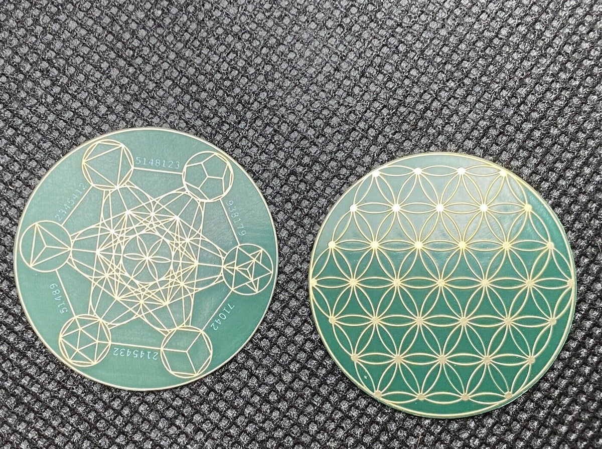30 mm Discs – Blume des Lebens & Metatron – Sparset