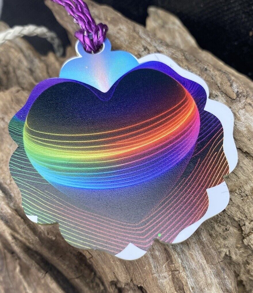 Amulett – Disc – mein Herz zeigt Liebe in – Metatron – 53 mm / goldlegiert – Produktansicht 1