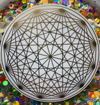 60 mm Disc 2er-Set – Dodecagram – goldlegiert – Bild 2