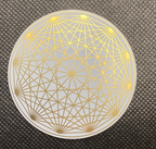 60 mm Disc 2er-Set – Dodecagram – goldlegiert – Bild 6
