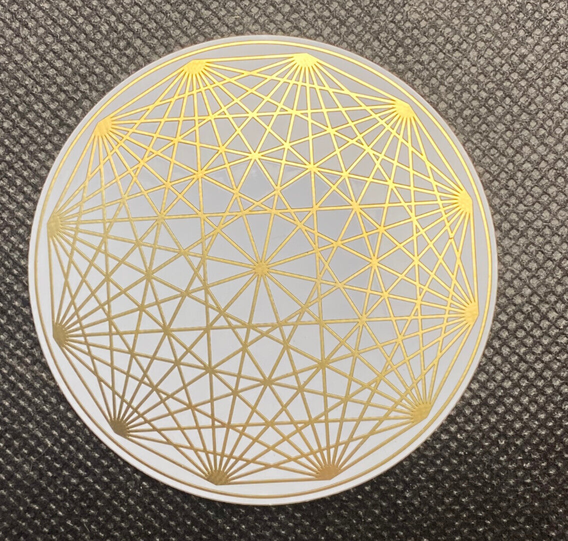 60 mm Disc 2er-Set – Dodecagram – goldlegiert – Bild 6