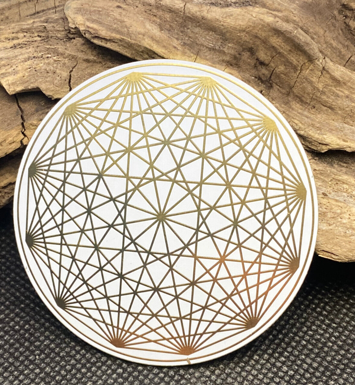60 mm Disc 2er-Set – Dodecagram – goldlegiert – Bild 8
