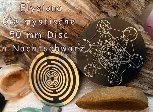 50 mm Discs – Metatron & Lakhovsky MWO – 2er-Set – Nachtschwarz – Bild 1