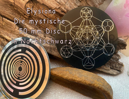 50 mm Discs – Metatron & Lakhovsky MWO – 2er-Set – Nachtschwarz – Bild 2