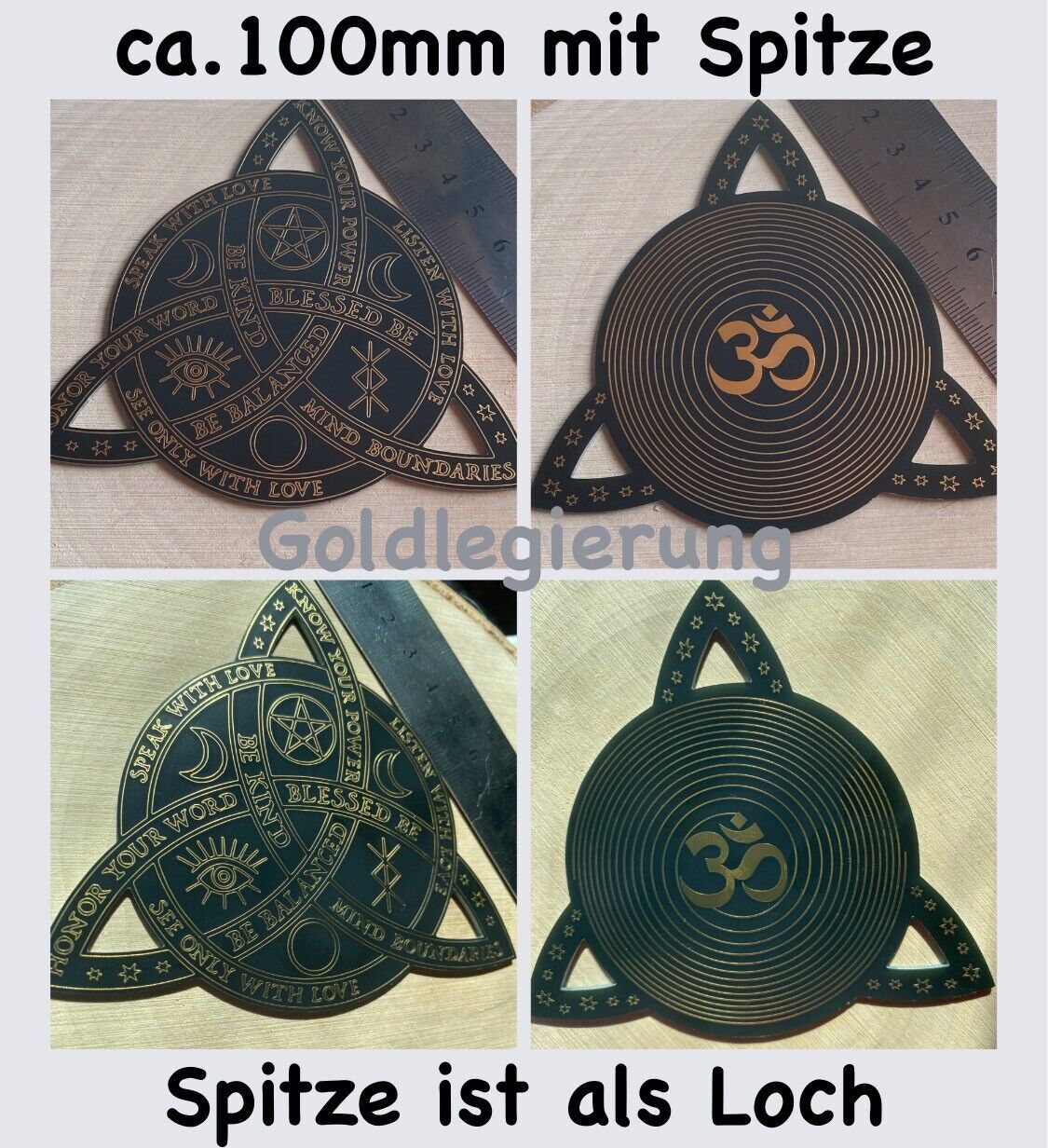 100 mm Discs – Bifilar/Fermat – Farbe und Legierung wählbar – Galerie