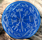 50 mm Disc – Bifilar / Fermat – zinnlegiert / schwarz / blau – Produktansicht 3