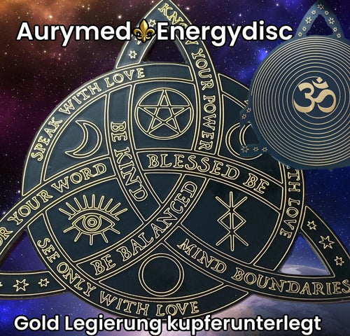 100 mm Disc – Bifilar / Fermat – goldlegiert / nachtschwarz / schwarz – Produktansicht 1
