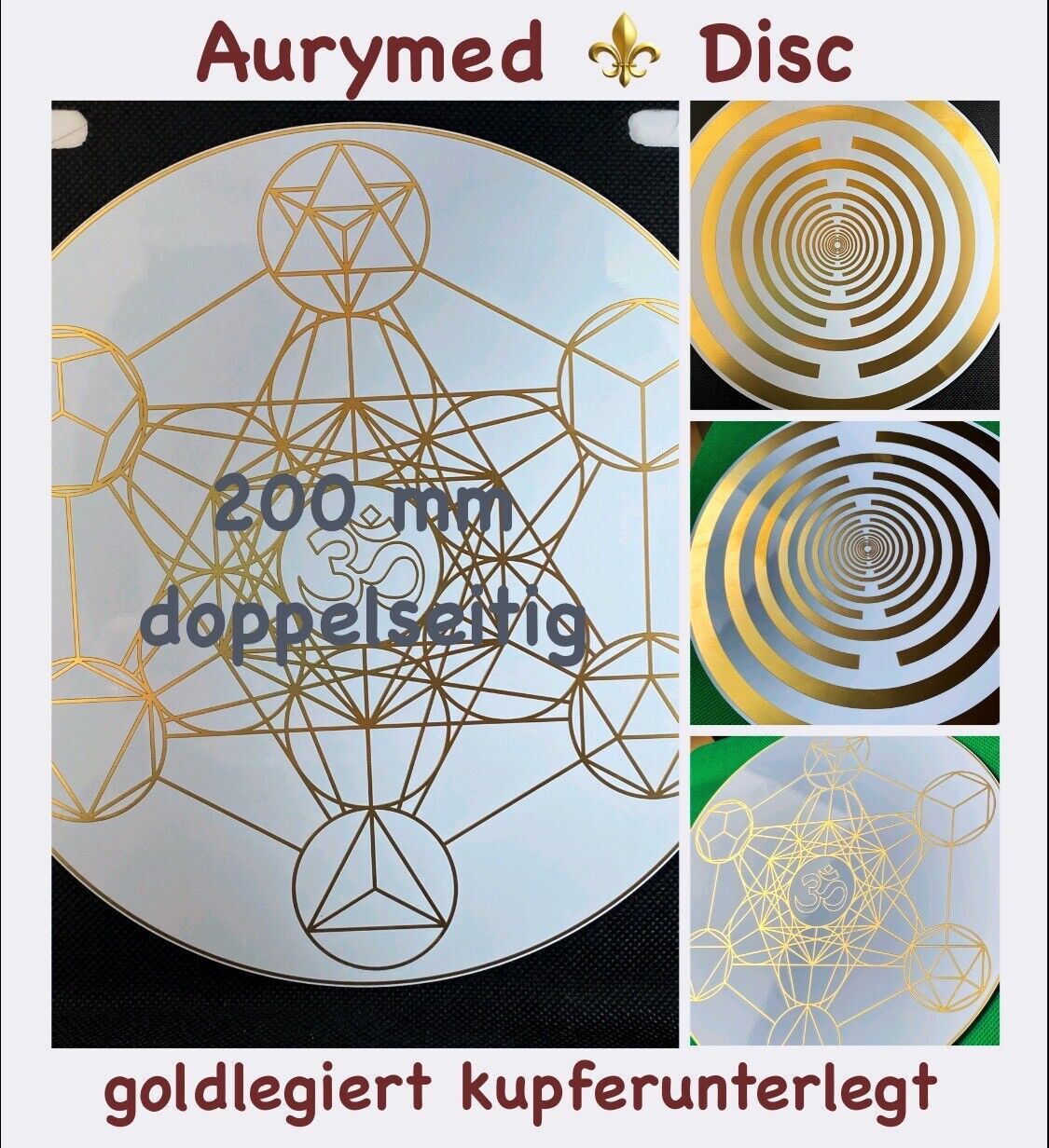 200 mm Disc – Lakhovsky MWO + Metatron – weiß – Produktansicht 1