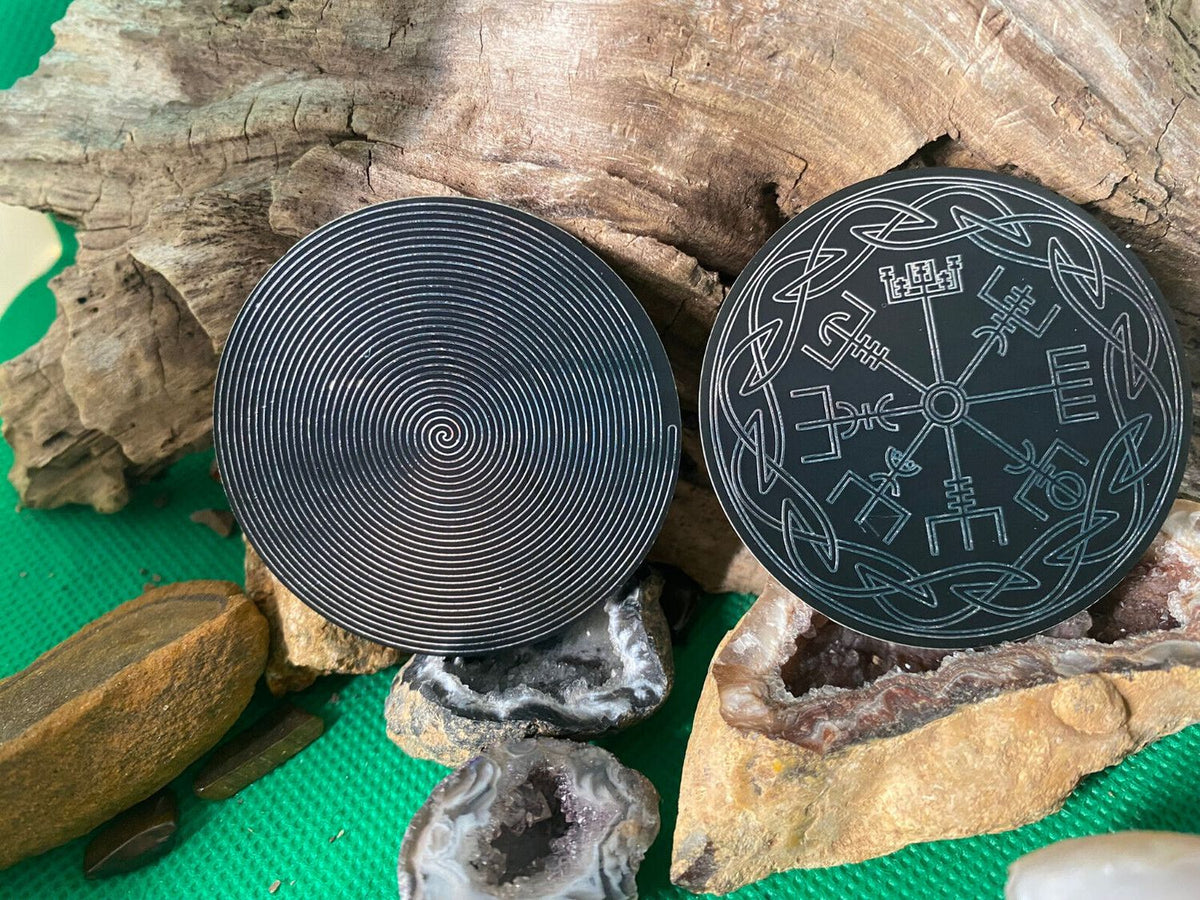 50 mm Disc – Bifilar / Fermat – zinnlegiert / schwarz / blau – Produktansicht 2