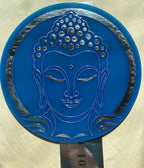 90 mm Disc – Merkaba – zinnlegiert – blau – Galerie