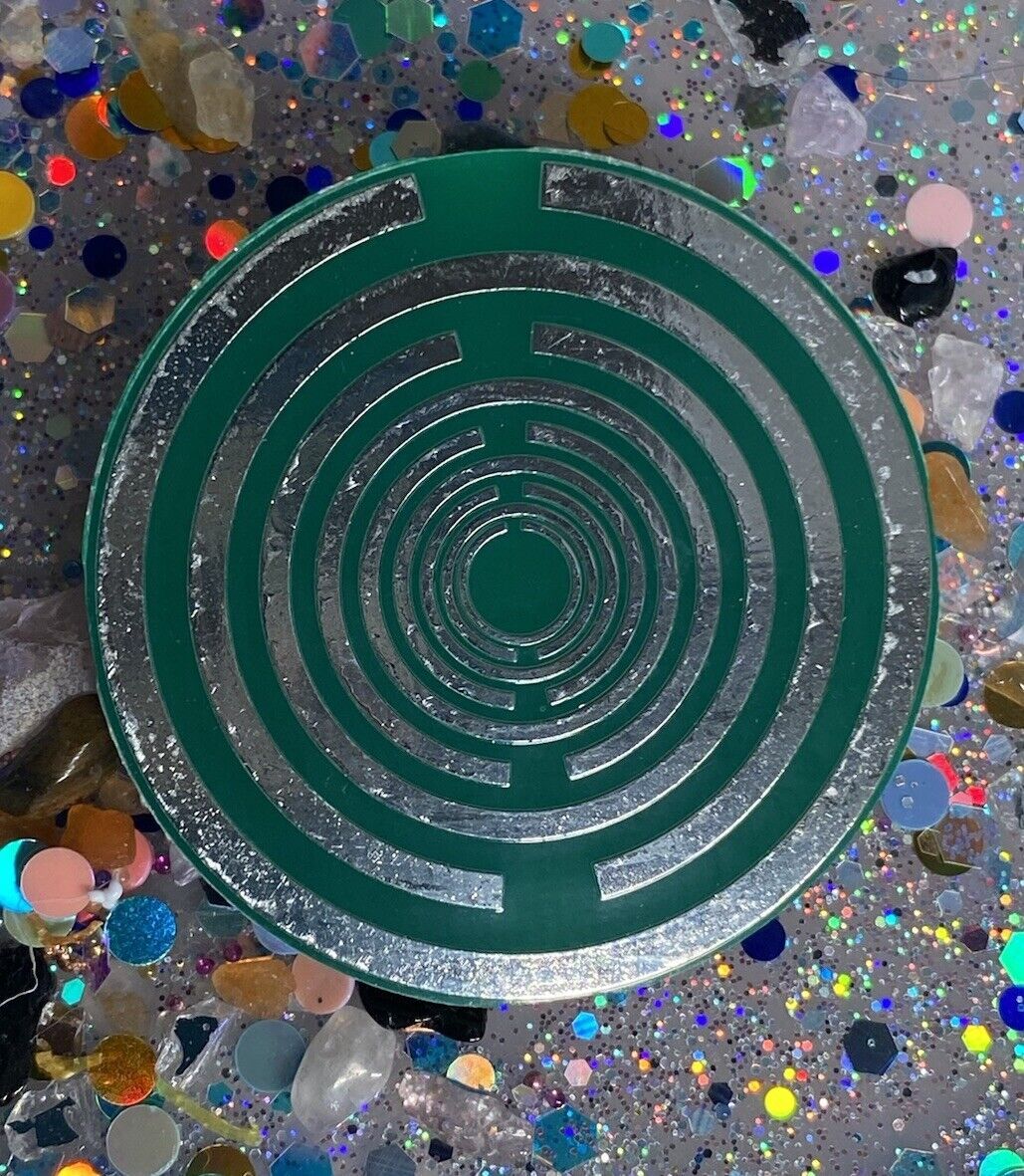 35 mm Disc 7er-Set – Lakhovsky MWO – zinnlegiert / waldgrün / grün – Produktansicht 3