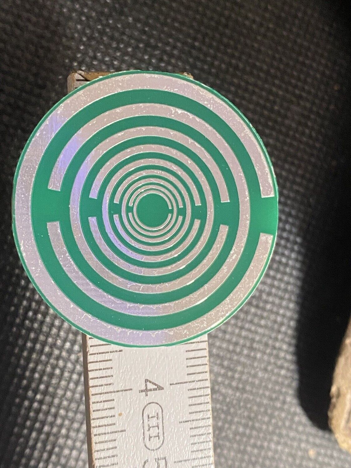 35 mm Disc 7er-Set – Lakhovsky MWO – zinnlegiert / waldgrün / grün – Produktansicht 9