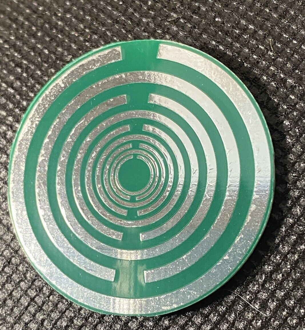 35 mm Disc 7er-Set – Lakhovsky MWO – zinnlegiert / waldgrün / grün – Produktansicht 4