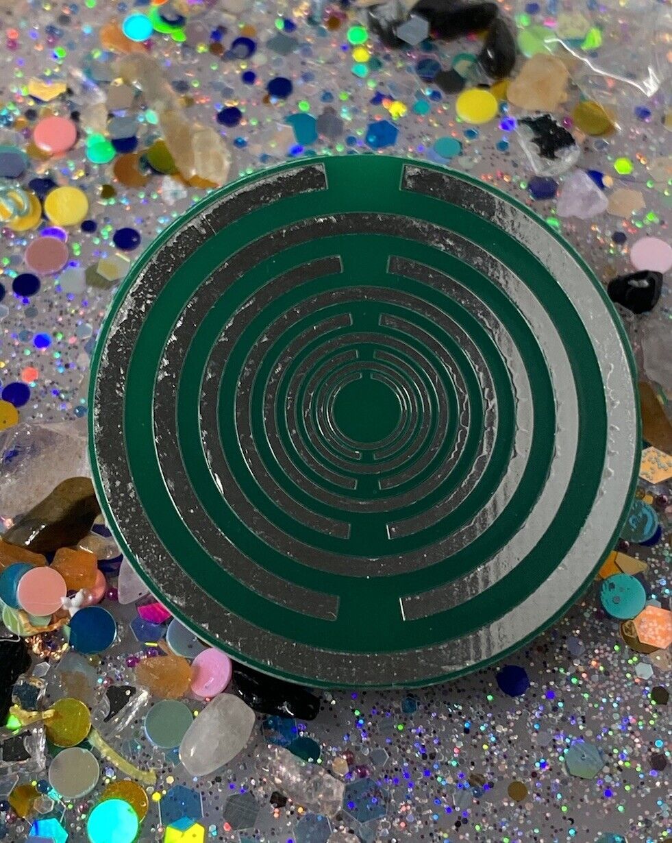 35 mm Disc 7er-Set – Lakhovsky MWO – zinnlegiert / waldgrün / grün – Produktansicht 2