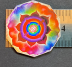 37 mm Discs – Merkaba Regenbogen-Lotus – Sparset