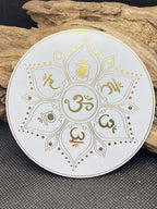 90 mm Disc 2er-Set – Lotus & Chakra – goldlegiert – Bild 9