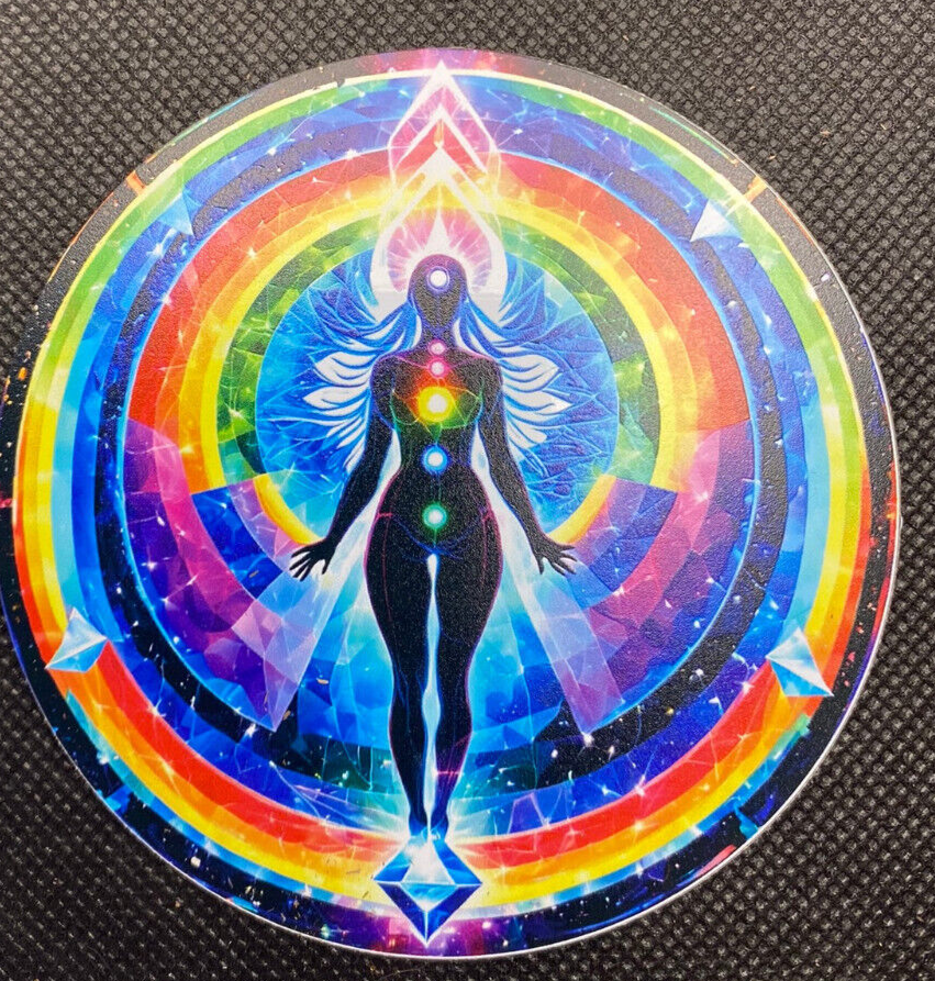 90 mm Disc 2er-Set – Lotus & Chakra – goldlegiert – Bild 2