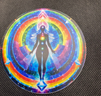 90 mm Disc 2er-Set – Lotus & Chakra – goldlegiert – Bild 4