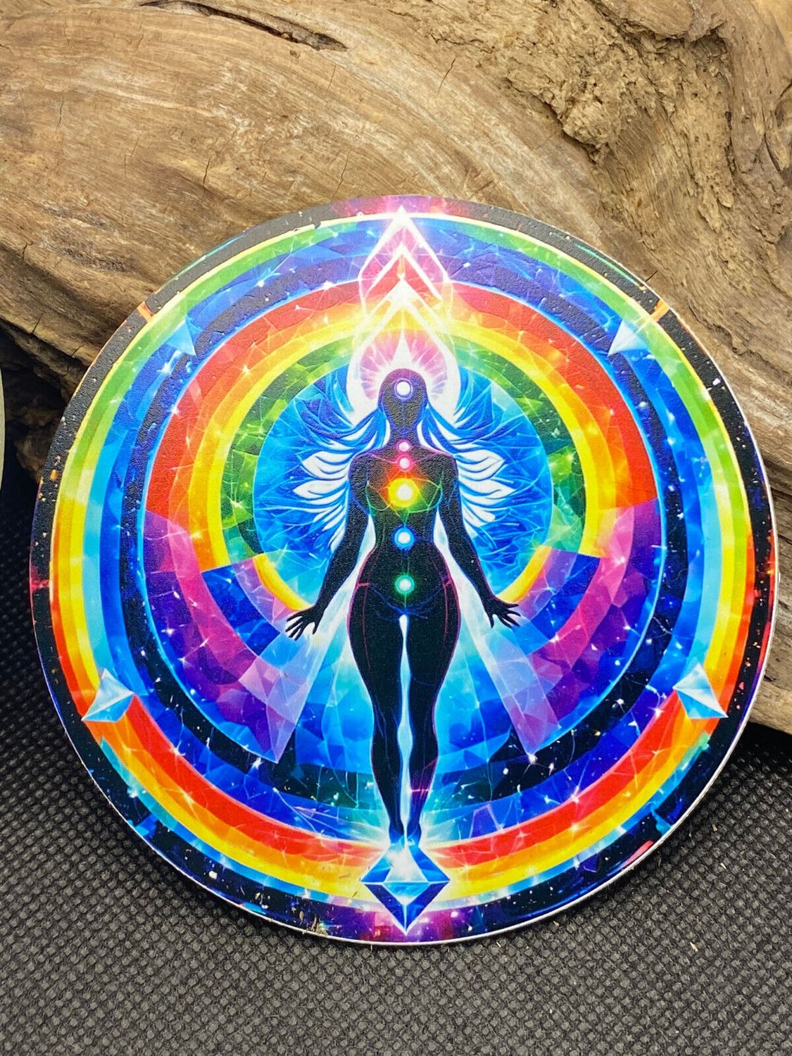 90 mm Disc 2er-Set – Lotus & Chakra – goldlegiert – Bild 10