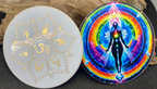 90 mm Disc 2er-Set – Lotus & Chakra – goldlegiert – Bild 13