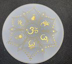 90 mm Disc 2er-Set – Lotus & Chakra – goldlegiert – Bild 5