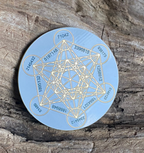 37 mm Discs – Metatron, Sri Yantra & Lotus – Sparset