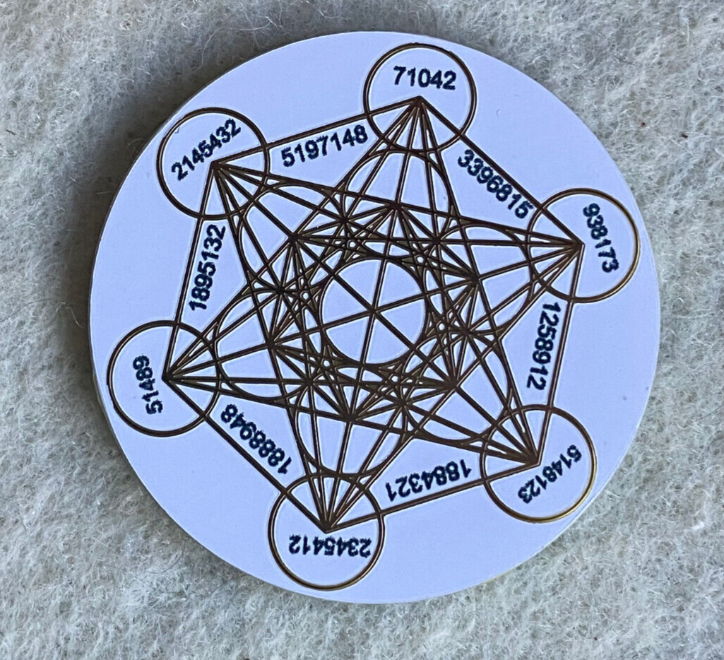 37 mm Discs – Metatron, Sri Yantra & Lotus – Sparset