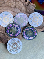 37 mm Disc 6er-Set – Metatron + Sri Yantra – goldlegiert – Produktansicht 11