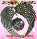 Amulett – Sri Yantra – 25 mm / goldlegiert / schwarz – Produktansicht 1
