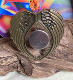 Amulett – Lakhovsky MWO – 25 mm / goldlegiert / schwarz – Produktansicht 1