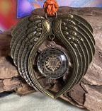 Amulett – Sri Yantra – 25 mm / goldlegiert / schwarz – Produktansicht 1