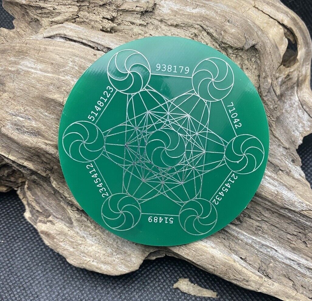 70 mm Discs – Metatron & Bifilar-Fermat – Farbe, Legierung und Stückzahl wählbar – Bild 15