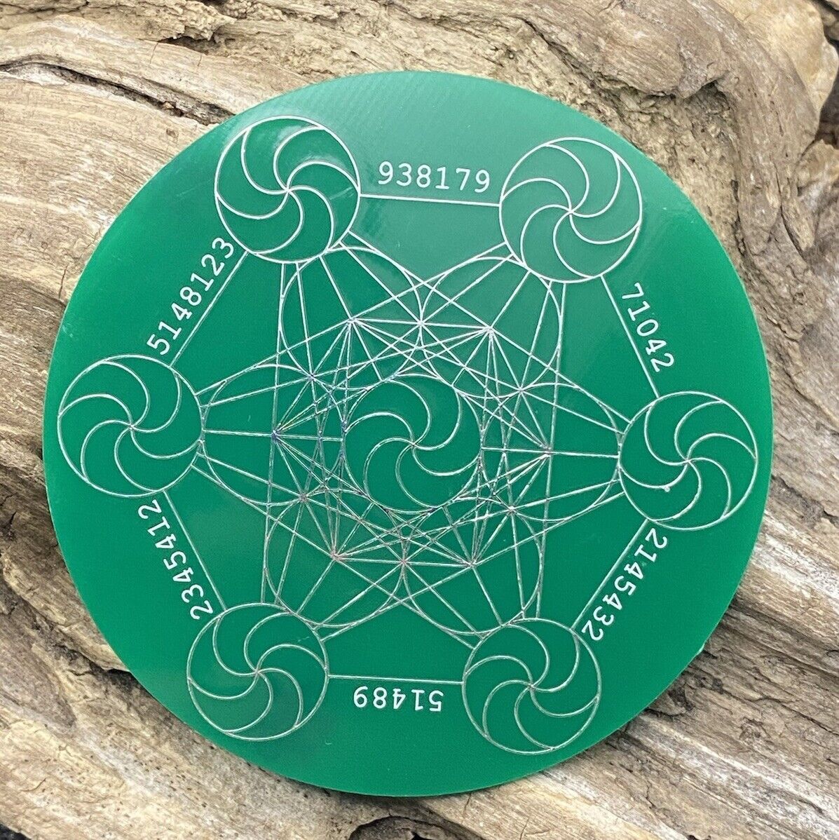 70 mm Discs – Metatron & Bifilar-Fermat – Farbe, Legierung und Stückzahl wählbar – Bild 9